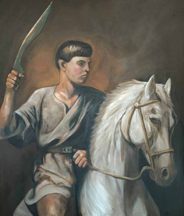 Guerrero de Osuna, 2025 caballo y guerrero pintura ibera