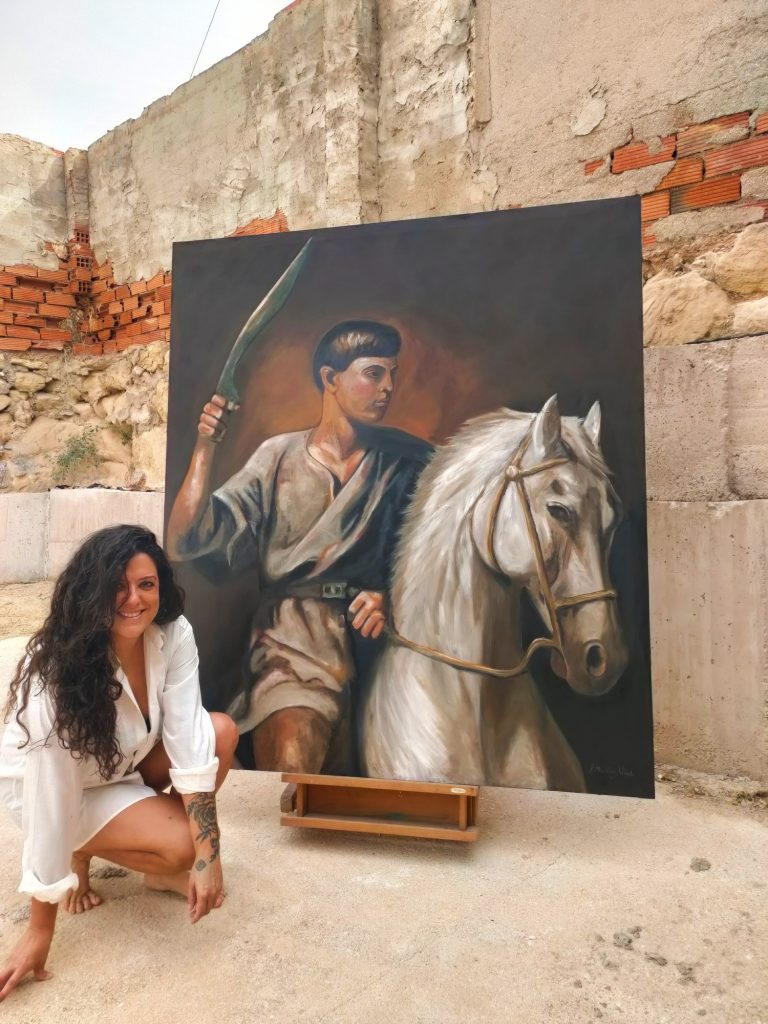 Guerrero de Osuna, 2025 caballo y guerrero pintura ibera