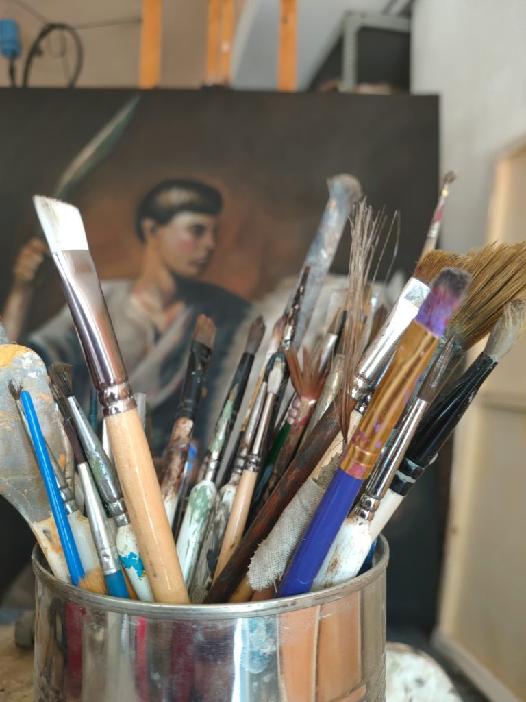 Guerrero de Osuna, 2025 caballo y guerrero pintura ibera