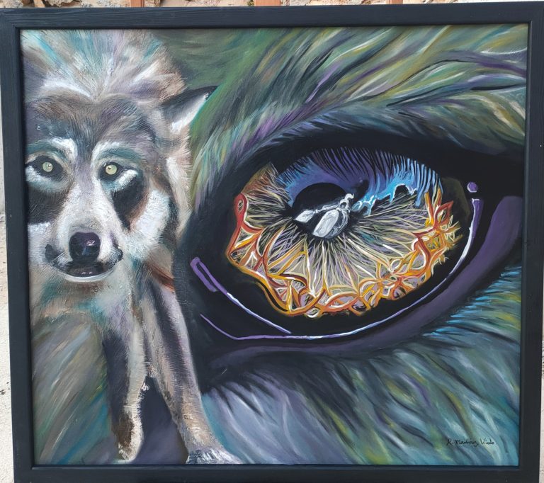 El último Aliento, 2024 pintura ibera lobo